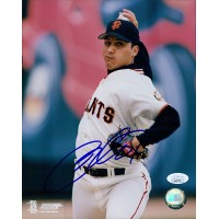 Russ Ortiz San Francisco Giants Signed 8x10 Glossy Photo JSA Authenticated