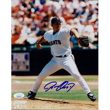 Russ Ortiz San Francisco Giants Signed 8x10 Glossy Photo JSA Authenticated