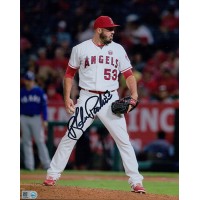 Blake Parker Los Angeles Angels Signed 8x10 Matte Photo MLB Authenticated