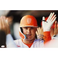 Joc Pederson San Francisco Giants Signed 12x18 Glossy Photo JSA Authenticated