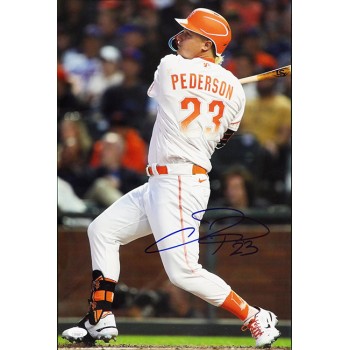 Joc Pederson San Francisco Giants Signed 12x18 Glossy Photo JSA Authenticated