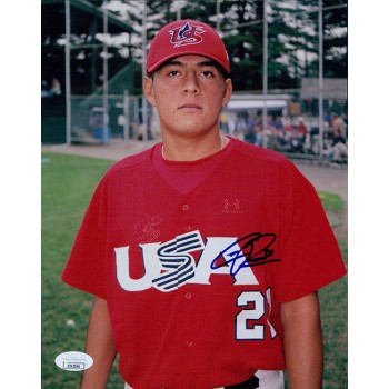Chris Perez Team USA Signed 8x10 Glossy Photo JSA Authenticated