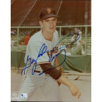 Gaylord Perry San Francisco Giants Signed 8x10 Glossy Photo Global Authenticated