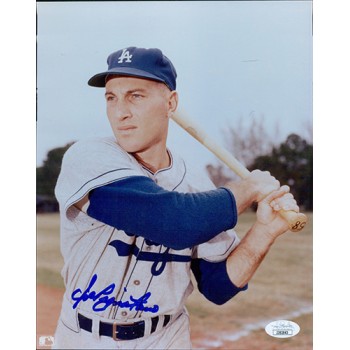 Joe Pignatano Los Angeles Dodgers Signed 8x10 Glossy Photo JSA Authenticated