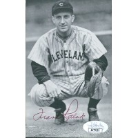 Frank Pytlak Cleveland Indians Signed 3.5x5.5 Photo Page JSA Authenticated