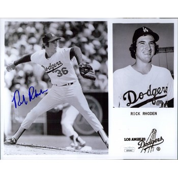 Rick Rhoden Los Angeles Dodgers Signed 8x10 Glossy Photo JSA Authenticated