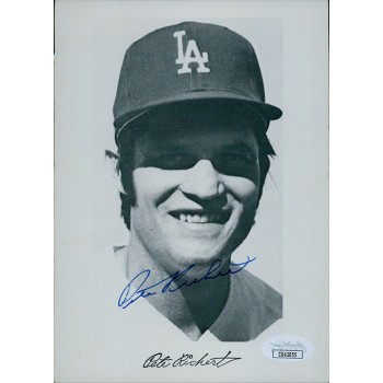 Pete Richert Los Angeles Dodgers Signed 5x7 Page Photo JSA Authenticated Pete Richert Los Angeles Dodgers Signed 5x7 Page Photo JSA Authenticated