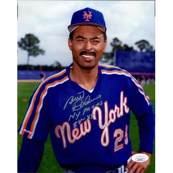 Bill Robinson New York Mets Signed 8x10 Matte Photo JSA Authenticated