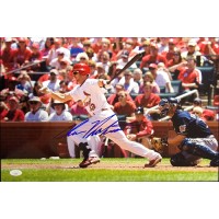 Shane Robinson St. Louis Cardinals Signed 12x18 Glossy Photo JSA Authenticated