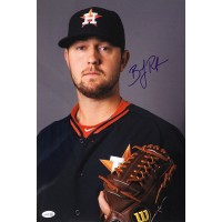 Brady Rodgers Houston Astros Signed 12x18 Glossy Photo JSA Authenticated