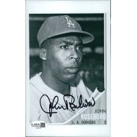 John Roseboro Los Angeles Dodgers Signed 5x8 Glossy Photo JSA Authenticated John Roseboro Los Angeles Dodgers Signed 5x8 Glossy Photo JSA Authenticated