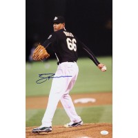 Tyson Ross Oakland Athletics Signed 12x18 Glossy Photo JSA Authenticated