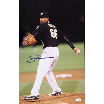 Tyson Ross Oakland Athletics Signed 12x18 Glossy Photo JSA Authenticated