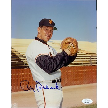 Ray Sadecki San Francisco Giants Signed 8x10 Glossy Photo JSA Authenticated