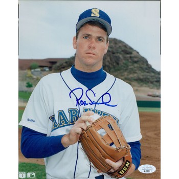 Roger Salkeld Seattle Mariners Signed 8x10 Glossy Photo JSA Authenticated