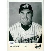 Tim Salmon California Angels Signed 5x7 Glossy Photo JSA Authenticated