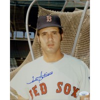 Tom Satriano Boston Red Sox Signed 8x10 Glossy Photo JSA Authenticated