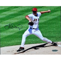 Joe Saunders Anaheim Angels Signed 8x10 Glossy Photo Upper Deck Authenticated