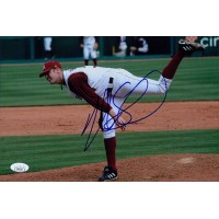 Nick Schmidt Arkansas Razorbacks Signed 8x12 Glossy Photo JSA Authenticated Nick Schmidt Arkansas Razorbacks Signed 8x12 Glossy Photo JSA Authenticated