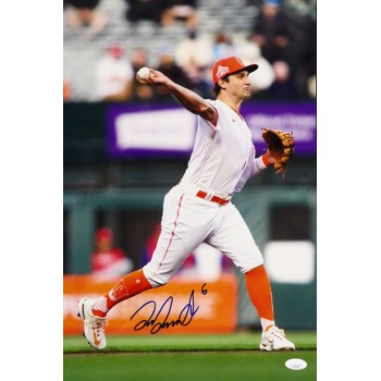 Casey Schmitt San Francisco Giants Signed 12x18 Glossy Photo JSA Authenticated