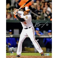 Jonathan Schoop Baltimore Orioles Signed 8x10 Matte Photo MLB Authenticated