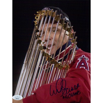 Mike Scioscia Anaheim Angels Signed 8x10 Glossy Photo JSA Authenticated