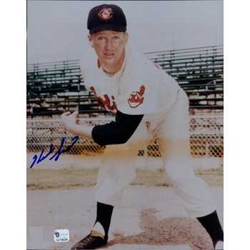 Herb Score Cleveland Indians Signed 8x10 Glossy Photo Global Authenticated