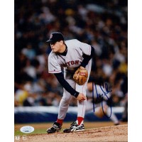 Aaron Sele Boston Red Sox Signed 8x10 Glossy Photo JSA Authenticated Wearing