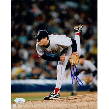 Aaron Sele Boston Red Sox Signed 8x10 Glossy Photo JSA Authenticated