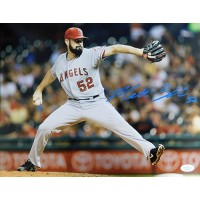 Matt Shoemaker Los Angeles Angels Signed 11x14 Matte Photo JSA Authenticated