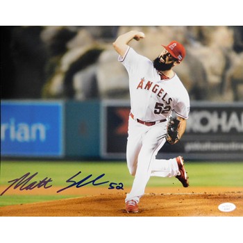 Matt Shoemaker Los Angeles Angels Signed 11x14 Matte Photo JSA Authenticated