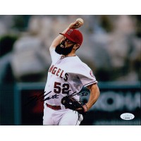 Matt Shoemaker Los Angeles Angels Signed 8x10 Matte Photo JSA Authenticated