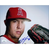 Tyler Skaggs Los Angeles Angels Signed 8x10 Matte Photo JSA Authenticated