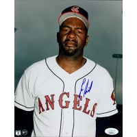 Lee Smith California Angels Signed 8x10 Glossy Photo JSA Authenticated