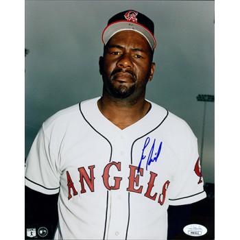 Lee Smith California Angels Signed 8x10 Glossy Photo JSA Authenticated