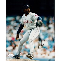Lee Smith California Angels Signed 8x10 Glossy Photo JSA Authenticated