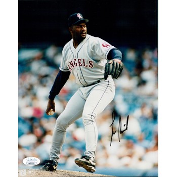 Lee Smith California Angels Signed 8x10 Glossy Photo JSA Authenticated