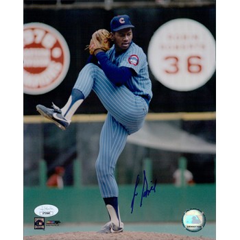 Lee Smith Chicago Cubs Signed 8x10 Glossy Photo JSA Authenticated