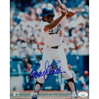 Reggie Smith Los Angeles Dodgers Signed 8x10 Glossy Photo JSA Authenticated