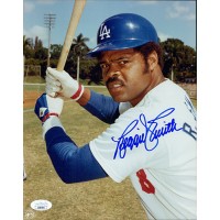Reggie Smith Los Angeles Dodgers Signed 8x10 Glossy Photo JSA Authenticated
