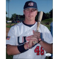 Justin Smoak Team USA Signed 8x10 Glossy Photo JSA Authenticated