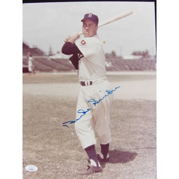 Duke Snider Brooklyn Dodgers Signed 11x14 Glossy Photo JSA Authenticated