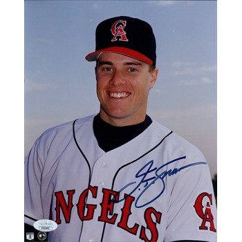 JT Snow California Angels Signed 8x10 Glossy Photo JSA Authenticated