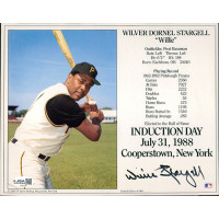 Willie Stargell Pittsburgh Pirates Signed 8x10 Cardstock Photo JSA Authenticated Willie Stargell Pittsburgh Pirates Signed 8x10 Cardstock Photo JSA Authenticated