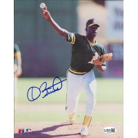 Dave Stewart Oakland Athletics Signed 8x10 Cardstock Photo JSA Authenticated
