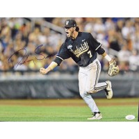 Dansby Swanson Vanderbilt Commodores Signed 11x14 Matte Photo JSA Authenticated