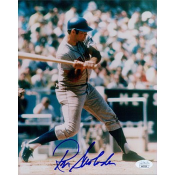 Ron Swoboda New York Mets Signed 8x10 Photo JSA Authenticated