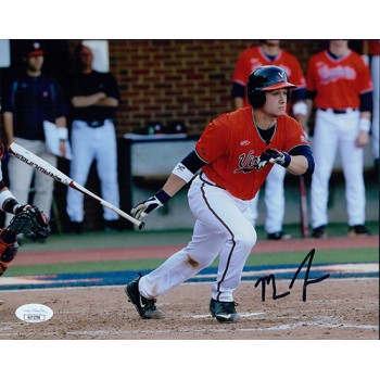 Matt Thaiss Virginia Cavaliers Signed 8x10 Matte Photo JSA Authenticated