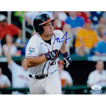 Matt Thaiss Virginia Cavaliers Signed 8x10 Matte Photo JSA Authenticated