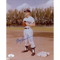 Marv Throneberry New York Yankees Signed 8x10 Glossy Photo JSA Authenticated